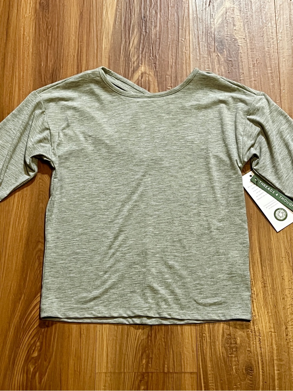 Threads 4 Thought Olive Heather Long Sleeve Tee